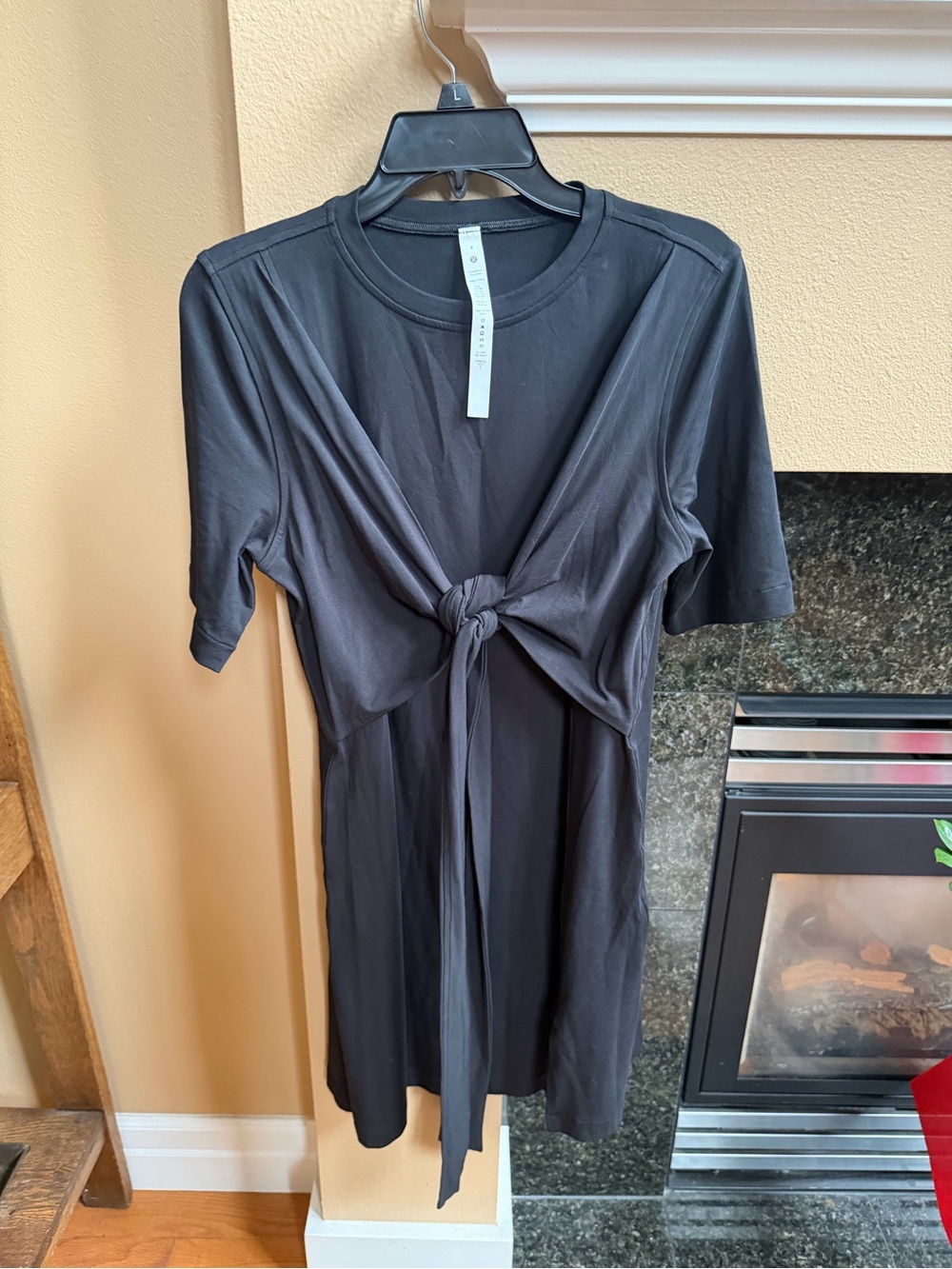 Lululemon All Yours Knot Dress - Black - Size 8 - Never worn